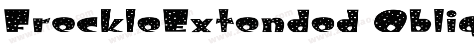 FreckleExtended Oblique字体转换